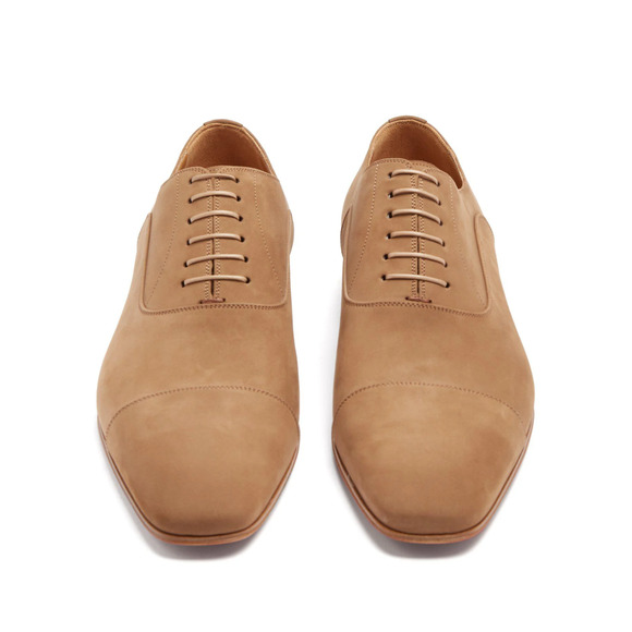 Christian Louboutin Greggo Flat Calf Nubuck Beige Oxford Dress Loafer 43.5 10.5 main image 12